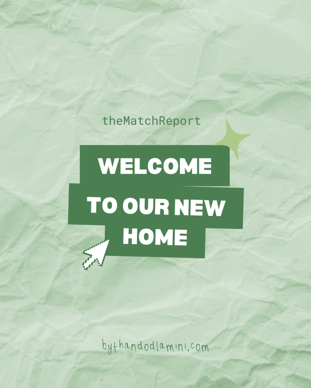 Welcome, to our new&nbsp;home