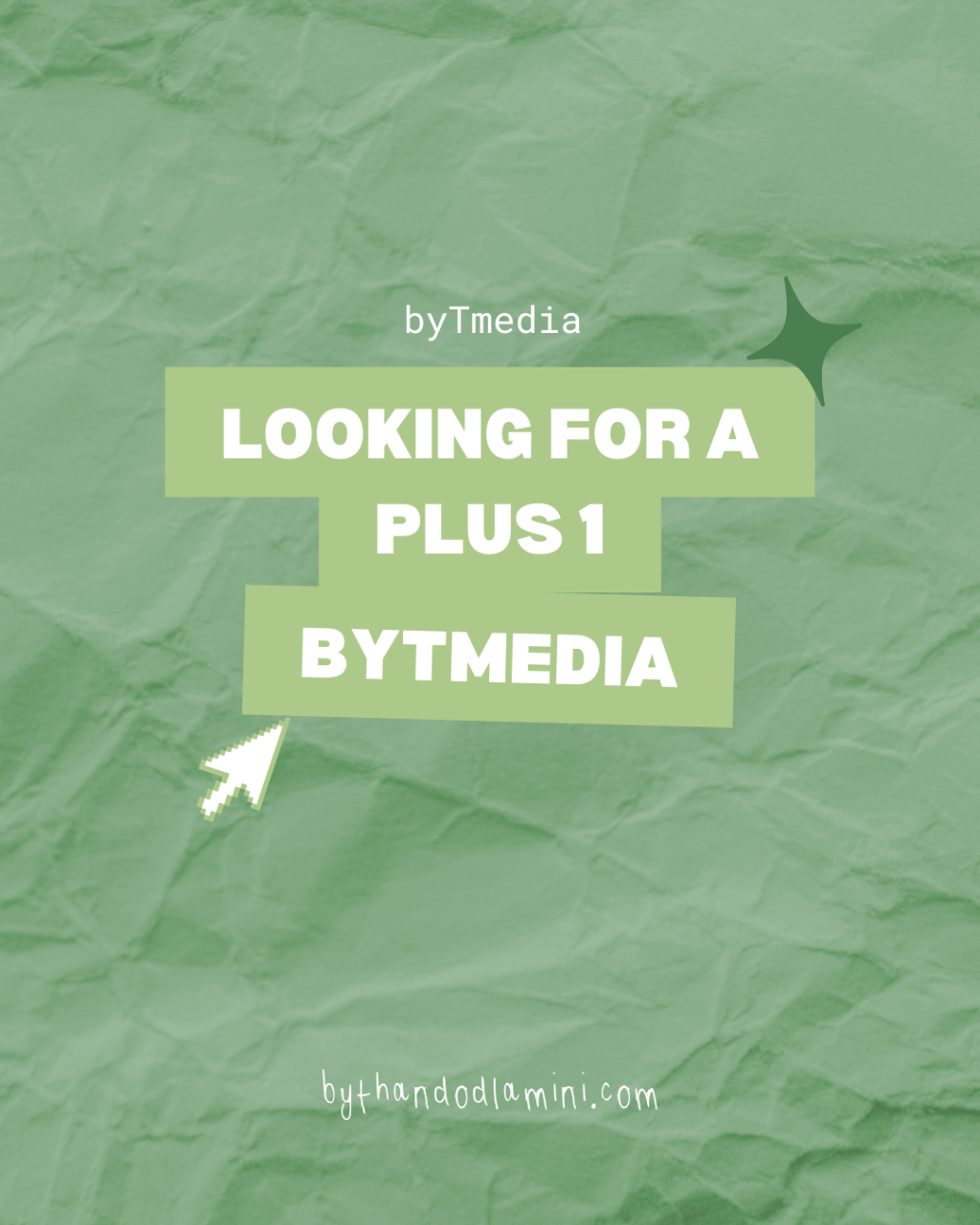 Looking for a plus&nbsp;1